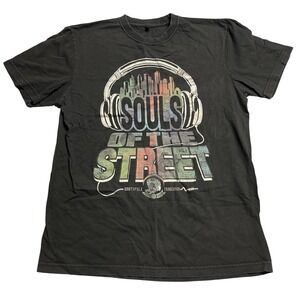 Y2K Southpole Graphic T-Shirt Headphones Souls Street Men's L
